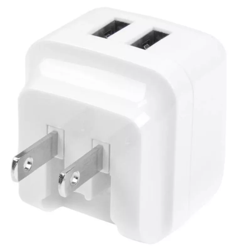 StarTech.com Φορτιστής τοίχου USB διπλής θύρας – διεθνή ταξίδια – 17 W/3,4 A – λευκό