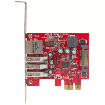 StarTech.com Κάρτα PCI Express USB 3.0 3 θυρών + Gigabit Ethernet