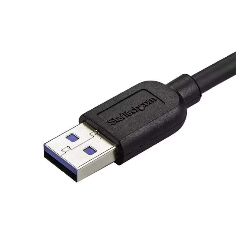 StarTech.com Λεπτό καλώδιο Micro USB 3.0 – M/M – αριστερά γωνιακό Micro-USB – 0,5 m (20 ίντσες)