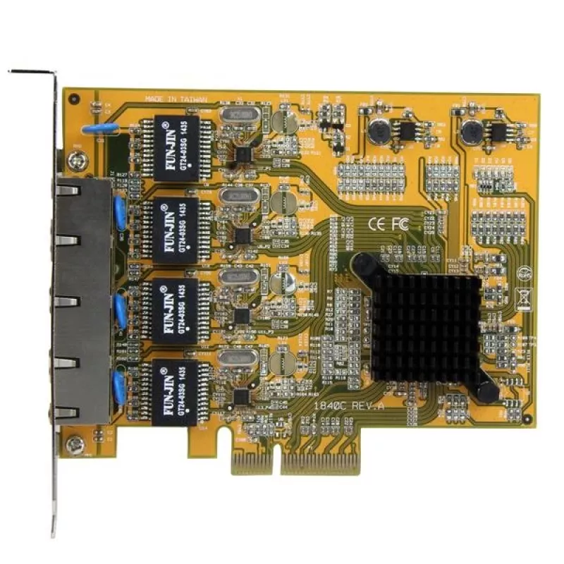 StarTech.com Κάρτα δικτύου PCIe Gigabit 4 θυρών, εσωτερική, ενσύρματη, PCI Express, Ethernet, 2000 Mbit/s