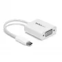 StarTech.com Προσαρμογέας USB-C σε VGA - Λευκό, 3.2 Gen 1 (3.1 Gen 1), USB Type-C, έξοδος VGA (D-Sub), 1920 x 1200 pixel