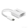 StarTech.com Προσαρμογέας USB-C σε VGA - Λευκό, 3.2 Gen 1 (3.1 Gen 1), USB Type-C, έξοδος VGA (D-Sub), 1920 x 1200 pixel