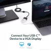 StarTech.com Προσαρμογέας USB-C σε VGA - Λευκό, 3.2 Gen 1 (3.1 Gen 1), USB Type-C, έξοδος VGA (D-Sub), 1920 x 1200 pixel