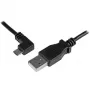 StarTech.com Καλώδιο φόρτισης και συγχρονισμού Micro-USB M/M - αριστερός ορθογώνιος Micro-USB - 24 AWG - 2 m