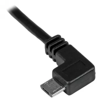 StarTech.com Καλώδιο φόρτισης και συγχρονισμού Micro-USB M/M - αριστερός ορθογώνιος Micro-USB - 24 AWG - 2 m