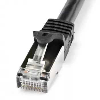 StarTech.com Καλώδιο Patch Cat6 - Θωρακισμένο (SFTP) - 1 m, Μαύρο