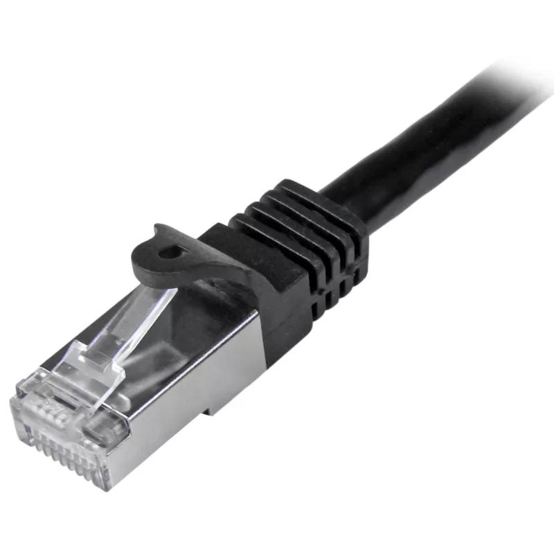 StarTech.com Καλώδιο Patch Cat6 - Θωρακισμένο (SFTP) - 3 m, Μαύρο