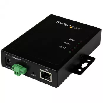 StarTech.com Διακομιστής συσκευών Serial-to-IP Ethernet 2 θυρών - RS232 - Μεταλλικός και τοποθετήσιμος