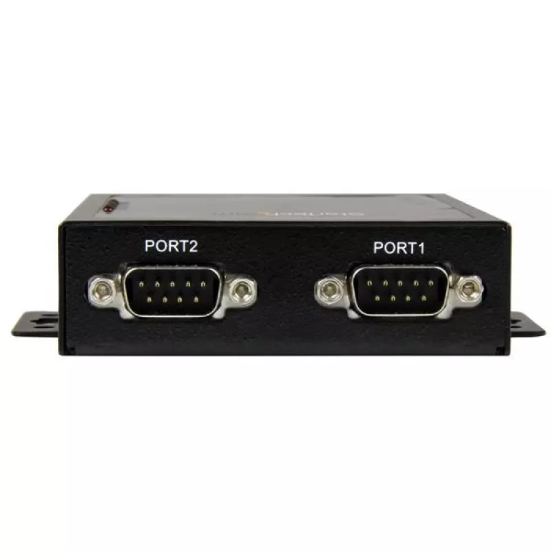 StarTech.com Διακομιστής συσκευών Serial-to-IP Ethernet 2 θυρών - RS232 - Μεταλλικός και τοποθετήσιμος