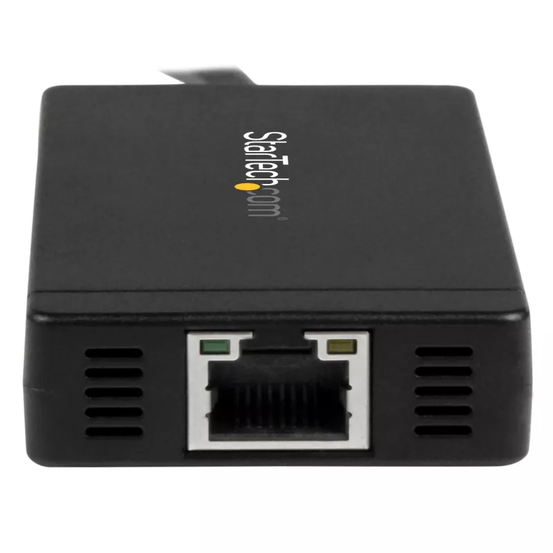 StarTech.com Hub USB 3.0 3 θυρών συν Gigabit Ethernet - USB-C - με τροφοδοτικό