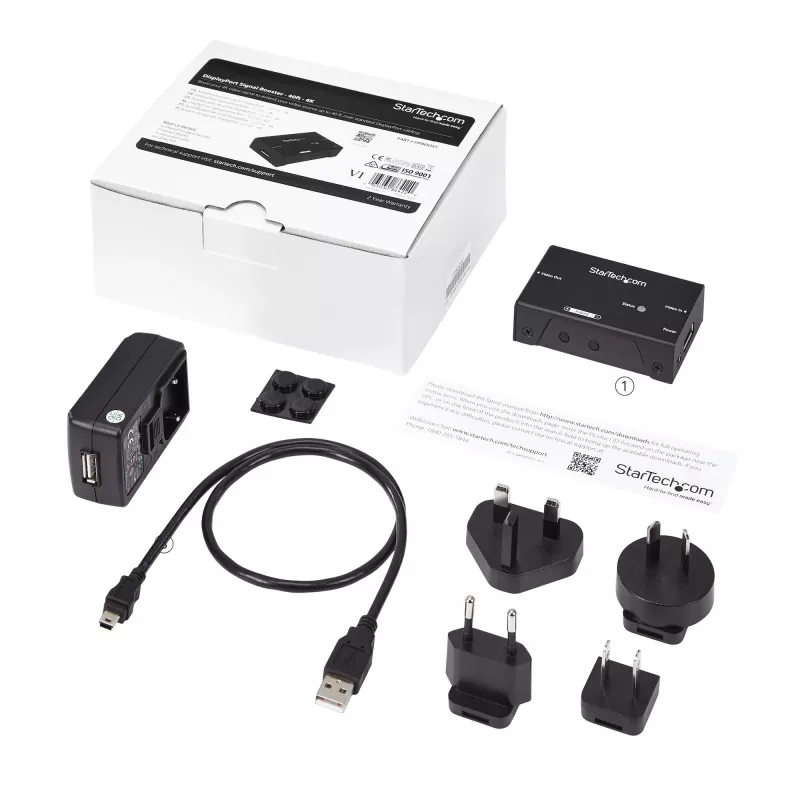 StarTech.com Ενισχυτής σήματος DisplayPort - Επεκτατής DP - 4K 60Hz