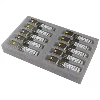 StarTech.com Μονάδα πομποδέκτη SFP συμβατή με Cisco GLC-T – 1000BASE-T – Συσκευασία 10 τεμ.