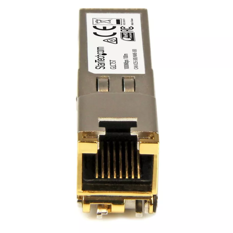StarTech.com Μονάδα πομποδέκτη SFP συμβατή με Cisco GLC-T – 1000BASE-T – Συσκευασία 10 τεμ.