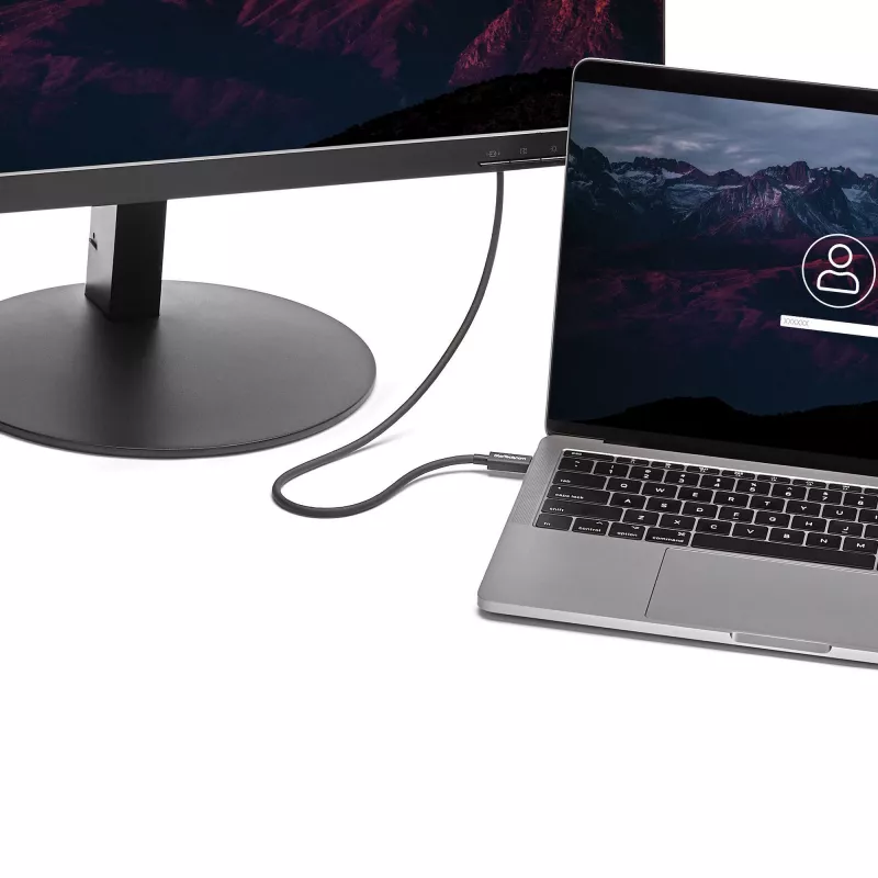 StarTech.com Καλώδιο USB-C Thunderbolt 3 (40 Gbit/s) 0,5 m – συμβατό με Thunderbolt, USB και DisplayPort