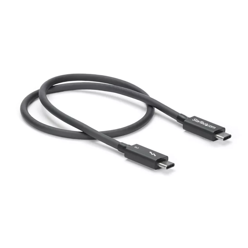 StarTech.com Καλώδιο USB-C Thunderbolt 3 (40 Gbit/s) 0,5 m – συμβατό με Thunderbolt, USB και DisplayPort