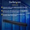 StarTech.com Κατακόρυφος διαχειριστής καλωδίων με υποδοχές δακτύλων – 0U – 3 ft.