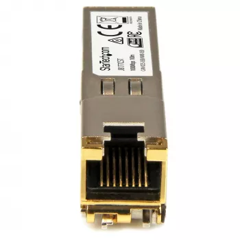 StarTech.com Μονάδα πομποδέκτη SFP συμβατή με HP J8177C – 1000BASE-T ~ Μονάδα SFP συμβατή με HPE J8177C – 1000BASE-T – SFP σε RJ45 Cat6/Cat5e – 1GE Gigabit Ethernet SFP – RJ-45 100 m – HPE 1810, 1820, 2530
