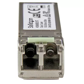 StarTech.com 10 Gigabit οπτικής ίνας module πομποδέκτη SFP+ - συμβατό με HP 455883-B21 - MM LC με DDM - 300 m~Συμβατό module SFP+ HPE 455883-B21 - 10GBASE-SR - πομποδέκτης οπτικής ίνας πολλαπλών λειτουργιών 10GbE - 10GE Gigabit Ethernet SFP+ - LC 300m - 850nm - DDM HPE 6120XG, 6120G, Flex Fabric
