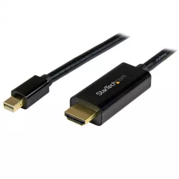 StarTech.com καλώδιο Mini DisplayPort σε HDMI 15ft (5m) - βίντεο 4K 30Hz - καλώδιο προσαρμογέα mDP σε HDMI - Mini DP ή Thunderbolt 1/2 Mac/PC σε οθόνη/display HDMI - καλώδιο μετατροπέα mDP σε HDMI