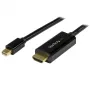 StarTech.com καλώδιο Mini DisplayPort σε HDMI 15ft (5m) - βίντεο 4K 30Hz - καλώδιο προσαρμογέα mDP σε HDMI - Mini DP ή Thunderbolt 1/2 Mac/PC σε οθόνη/display HDMI - καλώδιο μετατροπέα mDP σε HDMI