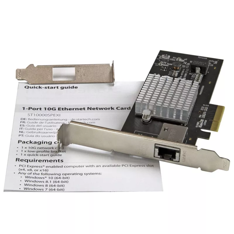 StarTech.com κάρτα δικτύου 10G Ethernet 1 θύρας – PCI Express – chipset Intel X550-AT