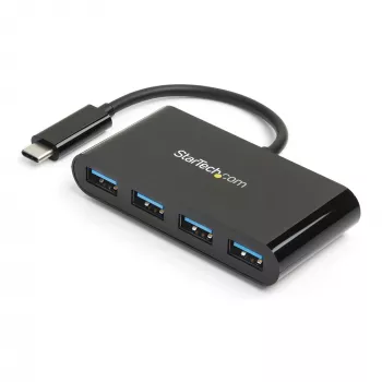 StarTech.com hub USB-C 4 θυρών - USB-C σε 4x USB-A - hub USB 3.0 - τροφοδοτούμενο από το bus~hub USB-C 4 θυρών - USB-C σε 4x USB-A - hub USB 3.0 - 5Gbps - τροφοδοτούμενο από το bus