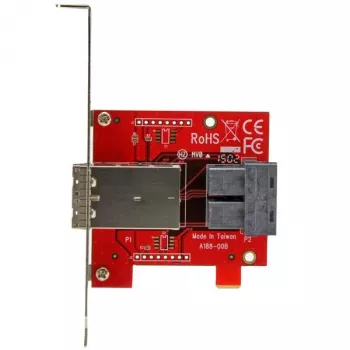 StarTech.com προσαρμογέας Mini-SAS – διπλό SFF-8643 σε SFF-8644 – με βάσεις full και low-profile – 12 Gbit/s