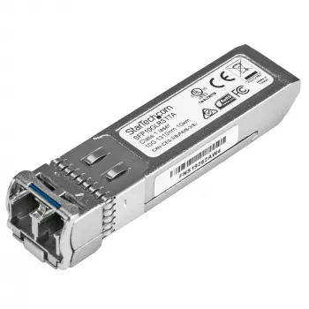 StarTech.com συμβατό module SFP+ με Cisco SFP-10G-LR-S – 10GBASE-LR – πομποδέκτης οπτικής ίνας μονής λειτουργίας SMF 10GbE – 10GE Gigabit Ethernet SFP+ – LC 10 km – 1310 nm – DDM Cisco Firepower, ASR9000, C9300