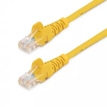 StarTech.com καλώδιο patch Ethernet Cat5e με βύσματα RJ45 χωρίς προεξοχές – 0,5 m, κίτρινο