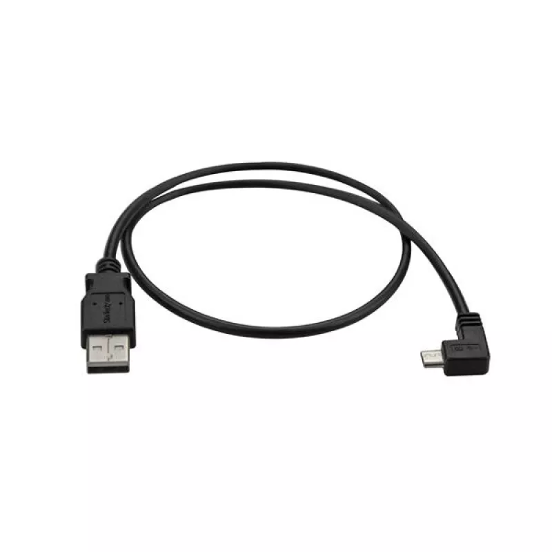 StarTech.com καλώδιο φόρτισης και συγχρονισμού Micro-USB M/M – γωνιακό Micro-USB – 24 AWG – 0,5 m