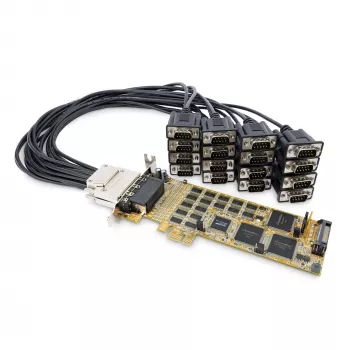 StarTech.com κάρτα σειριακή 16 θυρών Low-Profile - RS232 - PCI Express