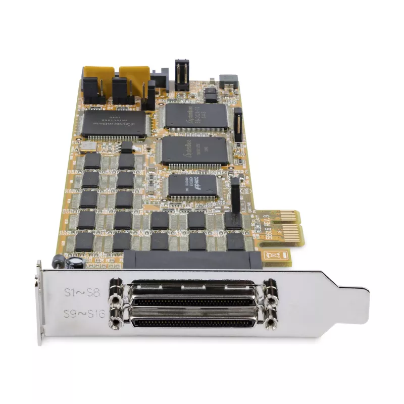 StarTech.com κάρτα σειριακή 16 θυρών Low-Profile - RS232 - PCI Express