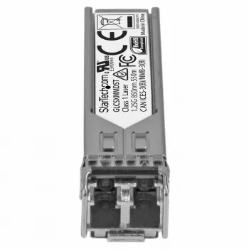 StarTech.com Μονάδα Πομποδέκτη SFP Συμβατή με Cisco GLC-SX-MMD – 1000BASE-SX~Μονάδα SFP Συμβατή με Cisco GLC-SX-MMD – 1000BASE-SX – Πομποδέκτης Οπτικής Ίνας MMF Multimode 1GbE – 1GE Gigabit Ethernet SFP – LC 550m – 850nm – DDM Cisco Firepower, ASR920, IE2000