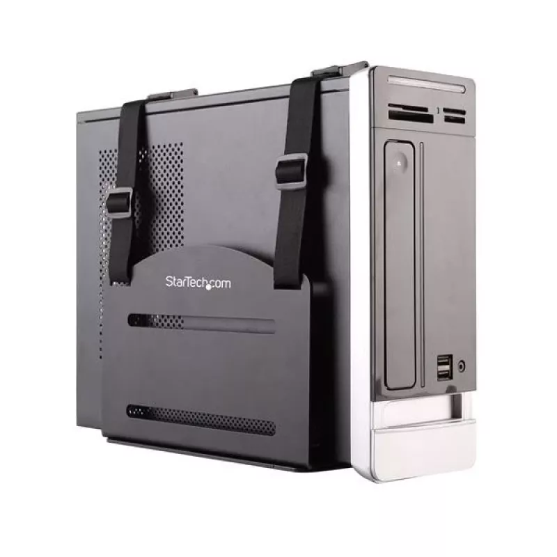 StarTech.com Βάση CPU – ρυθμιζόμενη βάση τοίχου υπολογιστή, βάση CPU τοίχου, Universal, 10 kg, Μαύρο, Ατσάλι, Κάθετη
