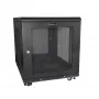 StarTech.com Ράφι Server 4-Post 12U, Ράφι Δεδομένων 19 Ιντσών με Κλειδαριά για Εξοπλισμό Υπολογιστών/AV/IT, Ράφι Γραφείου/Οικιακού Δικτύου με Ρόδες και ρυθμιζόμενες ράγες τοποθέτησης