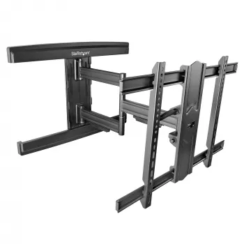 StarTech.com Βάση Τοίχου TV για Οθόνες έως 80 ίντσες (50 kg) με Βάση VESA – επίπεδο, πλήρως κινητό σύστημα βάσης τοίχου TV – ανθεκτικός, ρυθμιζόμενος βραχίονας με κλίση/περιστροφή