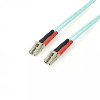 StarTech.com Καλώδιο Οπτικής Ίνας Multimode OM4 LC/UPC σε LC/UPC 3m (10ft), Ίνα Zipcord 50/125µm LOMMF/VCSEL, 100G, χαμηλή εξασθένηση εισαγωγής – Καλώδιο Jumper Οπτικής Ίνας LSZH