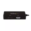 StarTech.com Αντάπτορας Βίντεο Πολλαπλών Θυρών USB-C – 3 σε 1 – 4K 30 Hz – Μαύρο