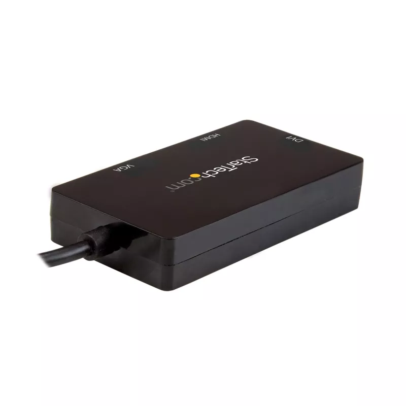 StarTech.com Αντάπτορας Βίντεο Πολλαπλών Θυρών USB-C – 3 σε 1 – 4K 30 Hz – Μαύρο