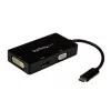 StarTech.com Αντάπτορας Βίντεο Πολλαπλών Θυρών USB-C – 3 σε 1 – 4K 30 Hz – Μαύρο