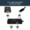 StarTech.com Αντάπτορας Βίντεο Πολλαπλών Θυρών USB-C – 3 σε 1 – 4K 30 Hz – Μαύρο