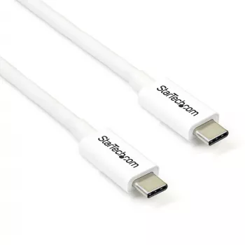 StarTech.com Καλώδιο Thunderbolt 3 - 20Gbps - 2m - Λευκό - Συμβατό με Thunderbolt, USB και DisplayPort