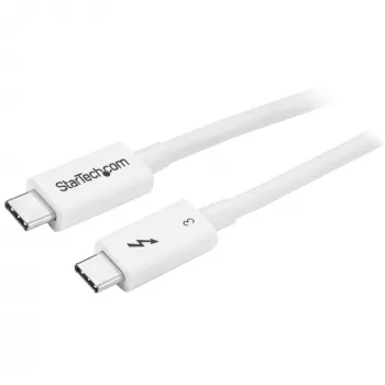 StarTech.com Καλώδιο Thunderbolt 3 – 40 Gbit/s – 0,5 m – Λευκό – Συμβατό με Thunderbolt, USB και DisplayPort