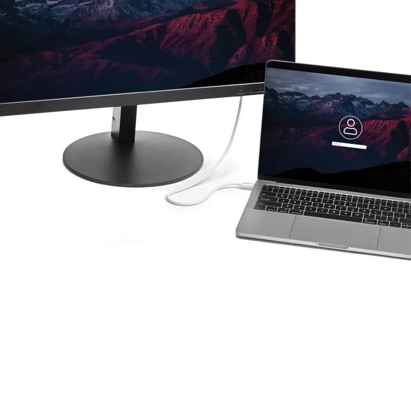 StarTech.com Καλώδιο Thunderbolt 3 – 40 Gbit/s – 0,5 m – Λευκό – Συμβατό με Thunderbolt, USB και DisplayPort