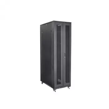 StarTech.com Ράφι Server 4-Post 42U, Ράφι Δεδομένων 19 Ιντσών για Τοποθέτηση Εξοπλισμού Υπολογιστών / AV / IT, Θήκη Ράφι Server με Ρόδες, πλήρης βιομηχανική αποθήκευση δικτύου