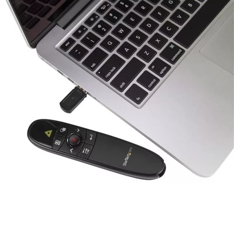 StarTech.com Ασύρματο Τηλεχειριστήριο Παρουσίασης με Κόκκινο Δείκτη Laser - Εμβέλεια 27 m