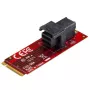 StarTech.com Κάρτα προσαρμογέα host U.2 (SFF-8643) σε M.2 PCI Express 3.0 x4 για SSD U.2 NVMe 2,5 inch