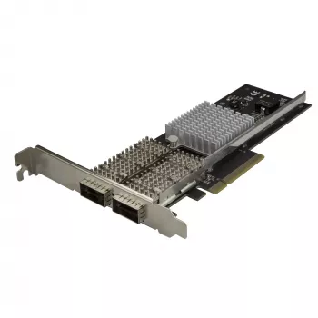 StarTech.com Κάρτα δικτύου Dual-Port 40G QSFP+ – Intel XL710 Open QSFP+ Converged Adapter – PCIe 40 Gigabit Ethernet Server NIC – Κάρτα 40GbE οπτικού LAN – Dell PowerEdge HPE ProLiant