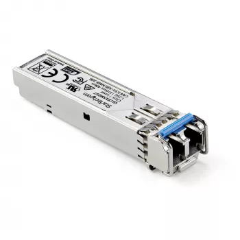 StarTech.com Μονάδα πομποδέκτη SFP συμβατή με MSA - 1000BASE-EX~Μη κωδικοποιημένη μονάδα SFP MSA - 1000BASE-EX - Πομποδέκτης ίνας μονής λειτουργίας (SMF) 1GbE - SFP Gigabit Ethernet 1GE - LC 40km - 1310nm - DDM