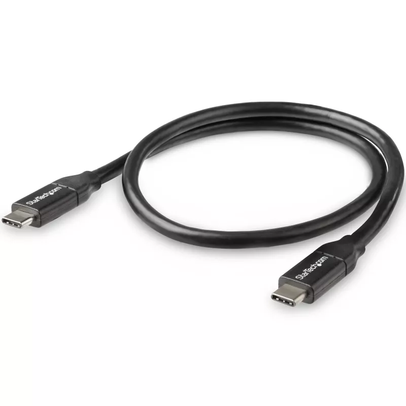 StarTech.com Καλώδιο USB-C σε USB-C με 5A PD - M/M - 0,5 m - USB 2.0 - Πιστοποιημένο USB-IF